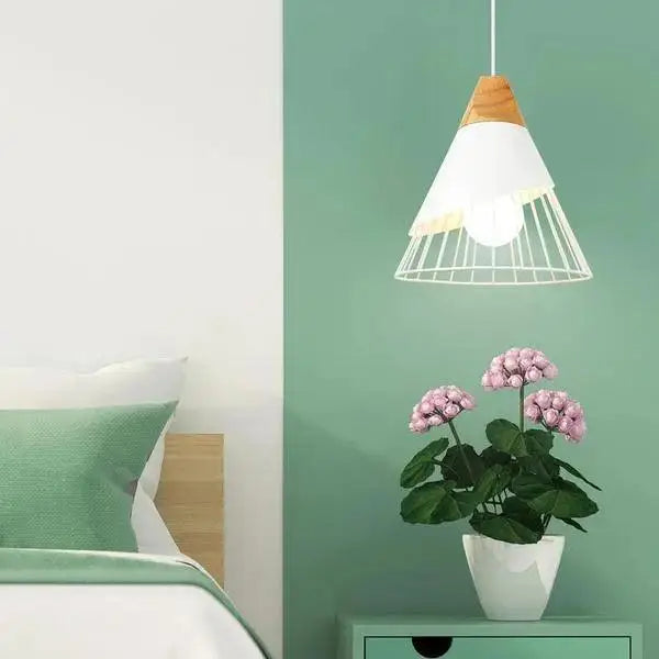 DecorBites™ Nordic Wood Hanging Lights