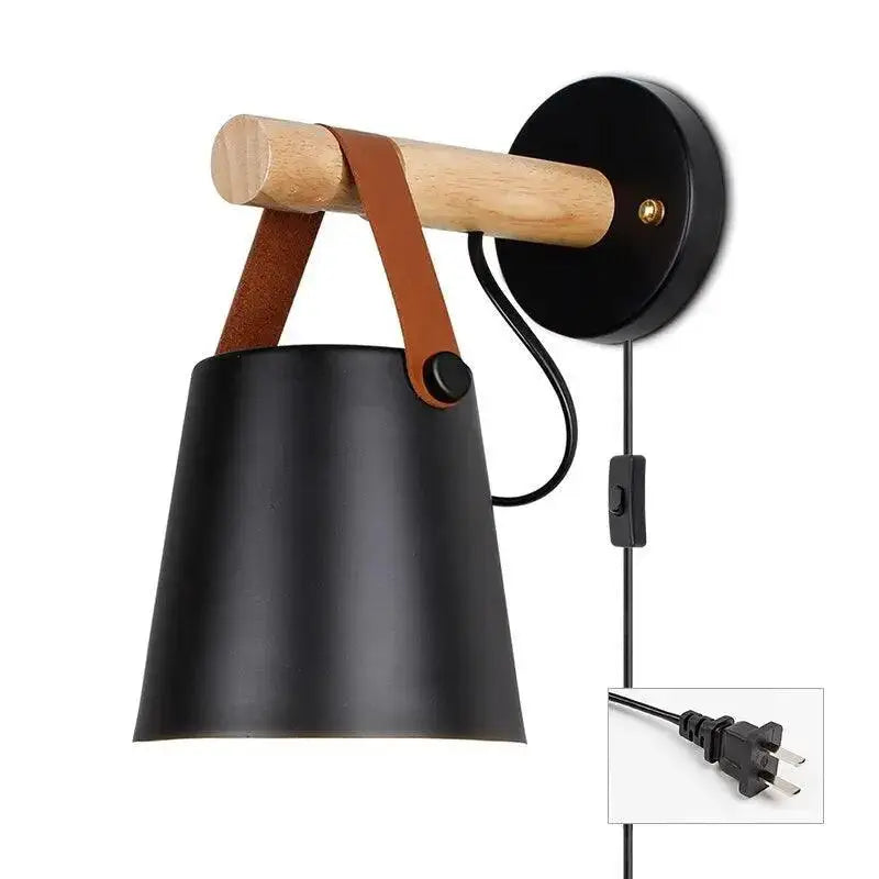DecorBites™ Nordic Wooden Wall Lights