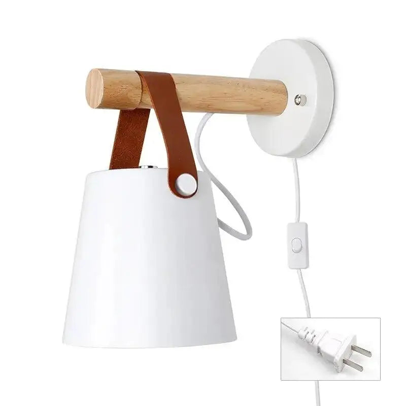 DecorBites™ Nordic Wooden Wall Lights
