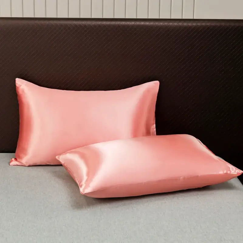DecorBites™ Opulent Solid Color Satin Bedding Set