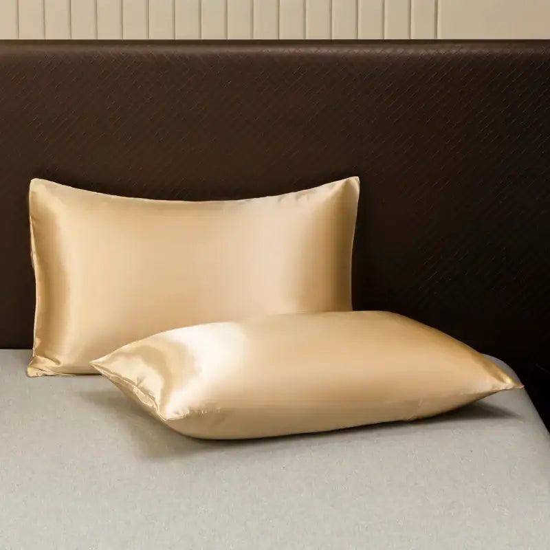 DecorBites™ Opulent Solid Color Satin Bedding Set