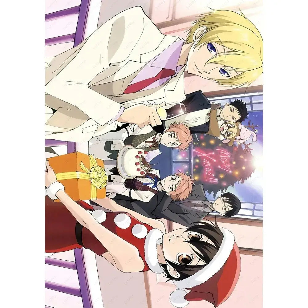 DecorBites™ Ouran High School Host Club Pink Poster