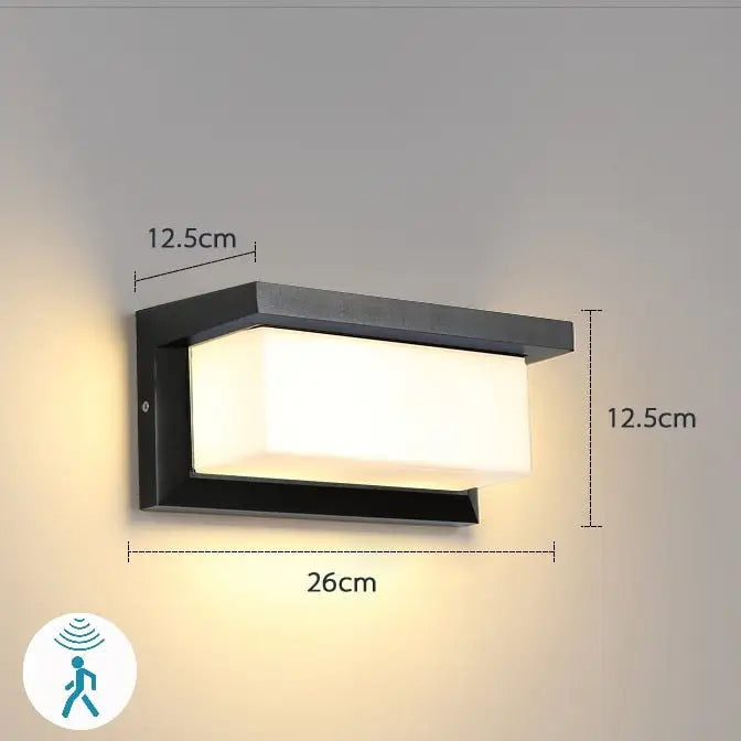 مصباح الشرفة الخارجي DecorBites™ LED يعمل بالحركة