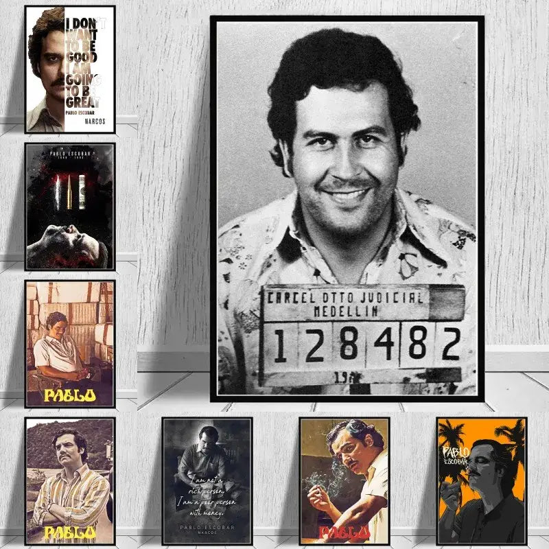 DecorBites™ Pablo Escobar Drug Lord Canvas Wall Art