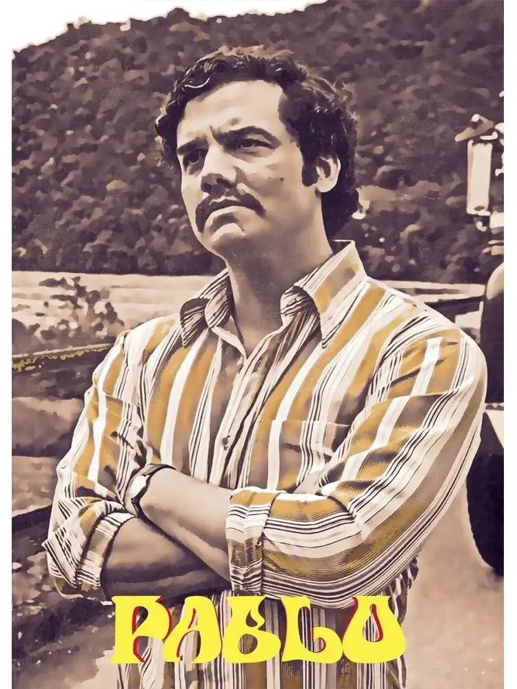 DecorBites™ Pablo Escobar Drug Lord Canvas Wall Art
