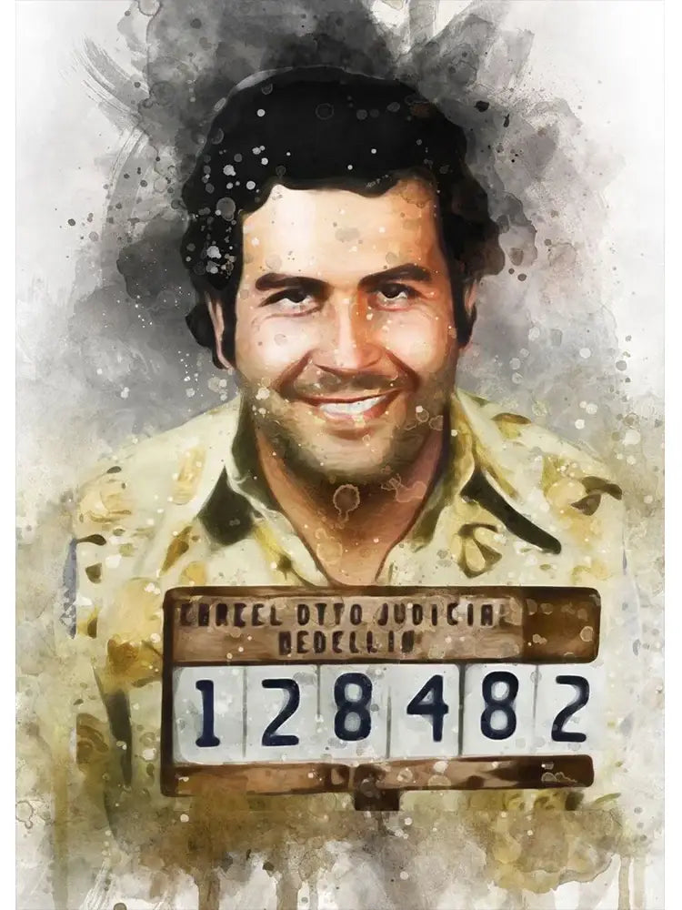 DecorBites™ Pablo Escobar Drug Lord Canvas Wall Art