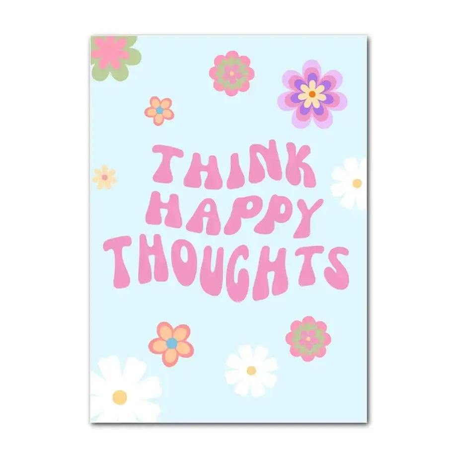 DecorBites™ Pastel Danish Flower Wall Art for Home