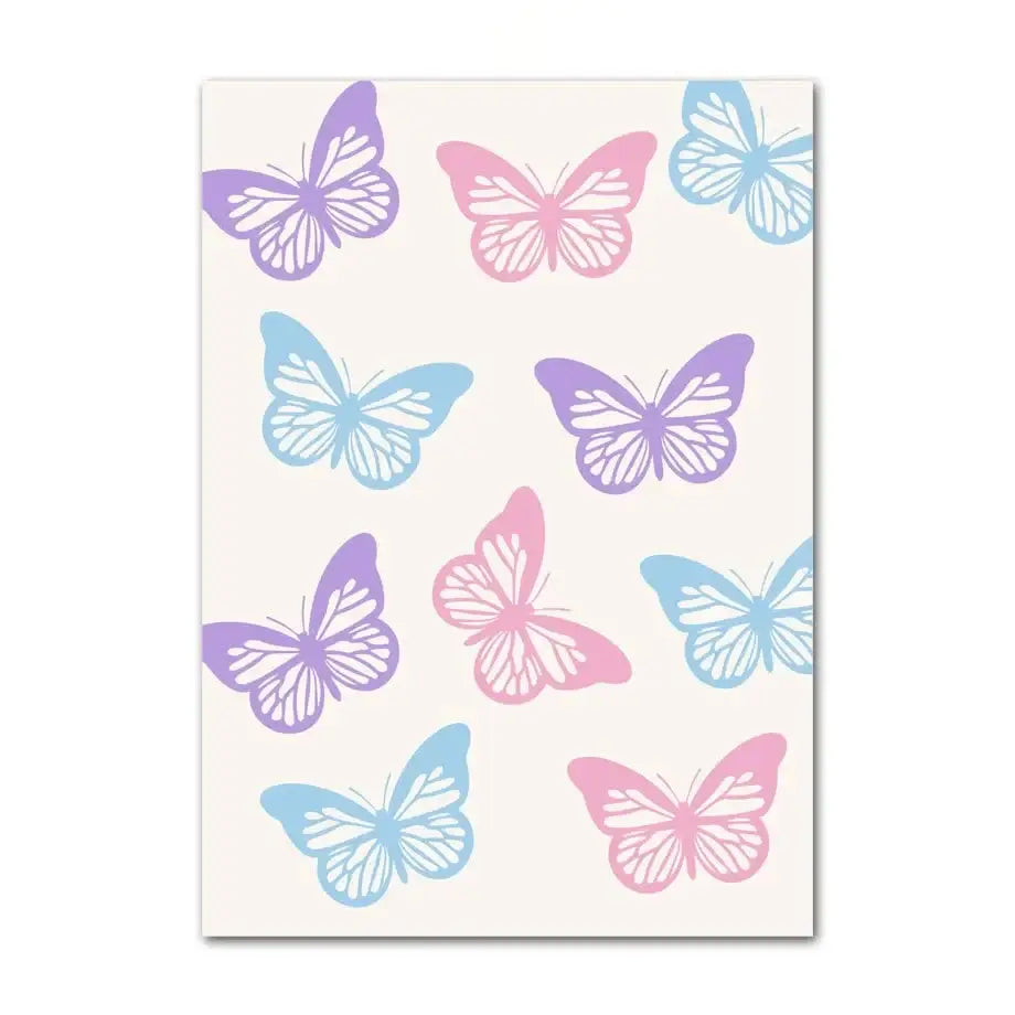DecorBites™ Pastel Smile Flower Canvas Wall Art