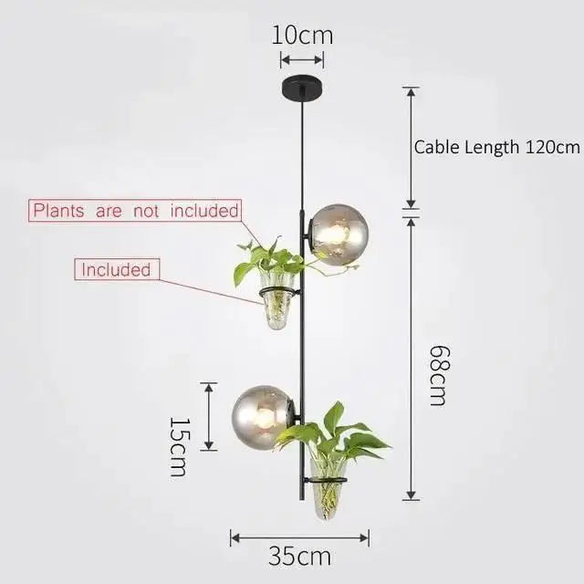 DecorBites™ Pendant Planter Light