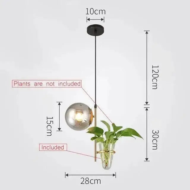 DecorBites™ Pendant Planter Light