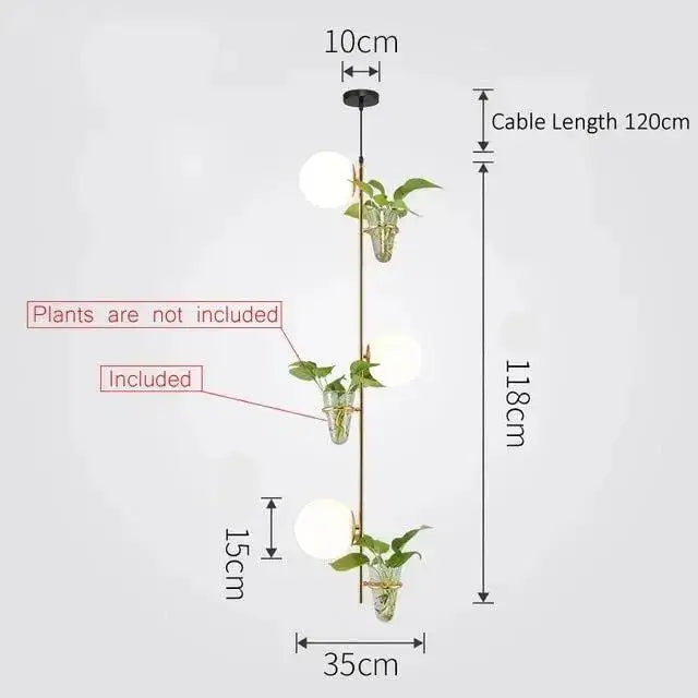 DecorBites™ Pendant Planter Light