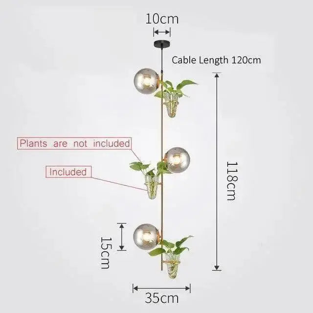 DecorBites™ Pendant Planter Light