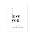Decorbites™ pink aesthetic wall art poster with black minimalist typography print on white paper for modern room decor