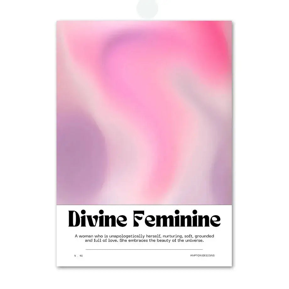 DecorBites™ Pink Angel Number Poster - Gallery Wall Art