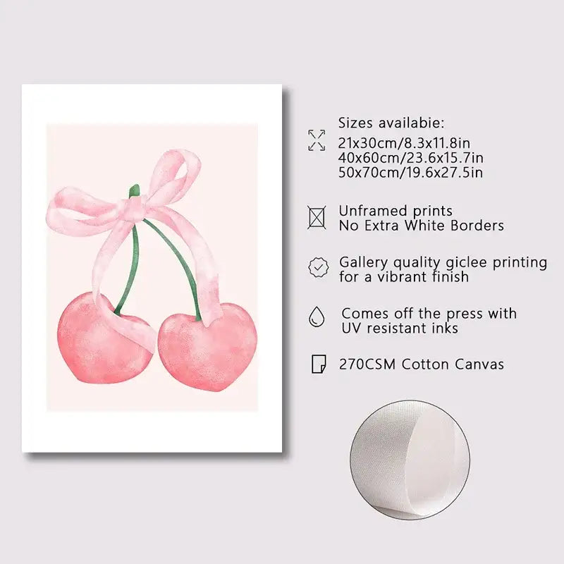 DecorBites™ Pink Bows Wall Art Set - 3 Pieces
