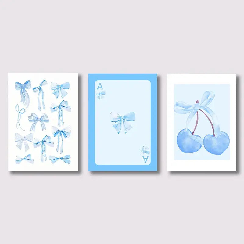 DecorBites™ Pink Bows Wall Art Set - 3 Pieces