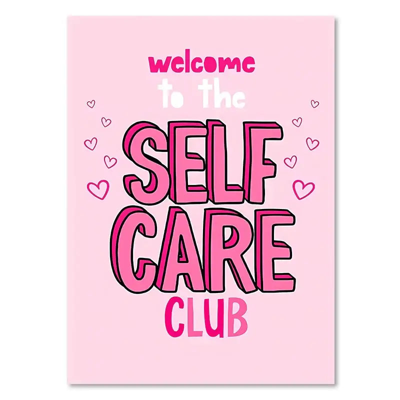 DecorBites™ Pink Makeup Funny Quote Art Poster
