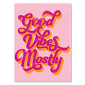 DecorBites™ Pink Makeup Funny Quote Art Poster