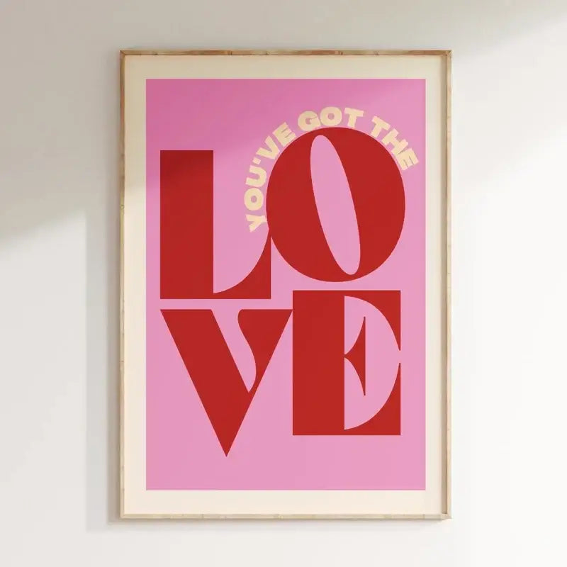 DecorBites™ Pink Music Lyrics Wall Art Canvas