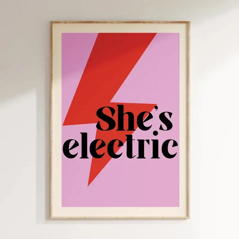 DecorBites™ Pink Music Lyrics Wall Art Canvas