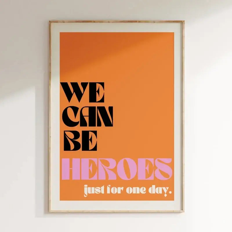 DecorBites™ Pink Music Lyrics Wall Art Canvas