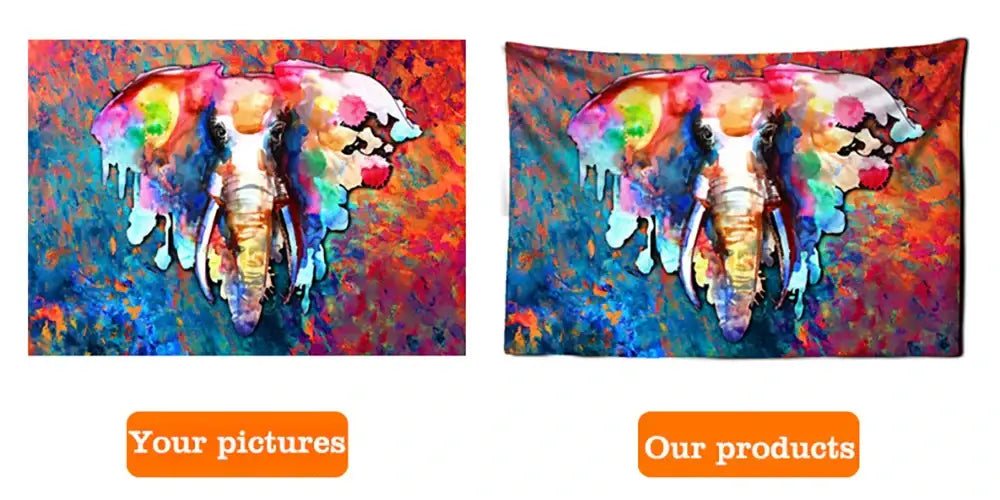 DecorBites™ Pink Planet Tarot Tapestry Wall Hanging Psychedelic Witchcraft Mystic Hippie Tapiz Art Boho Home Decor
