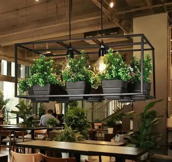 DecorBites™ Planter Light Chandelier