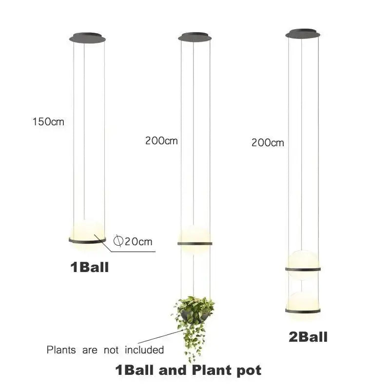 DecorBites™ Planter Light Pendant Chandelier