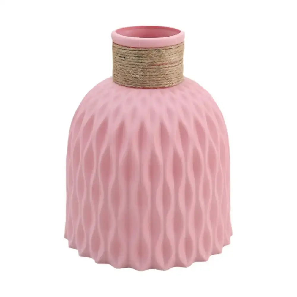 DecorBites™ Plastic Flower Arrangement Vase - Home Décor