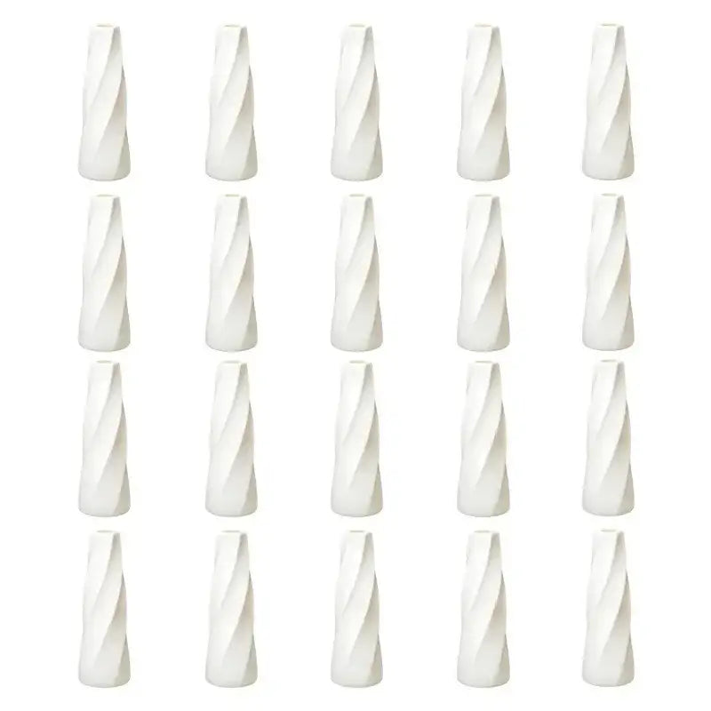 DecorBites™ Plastic Retro Flower Vases 6-20 Pack