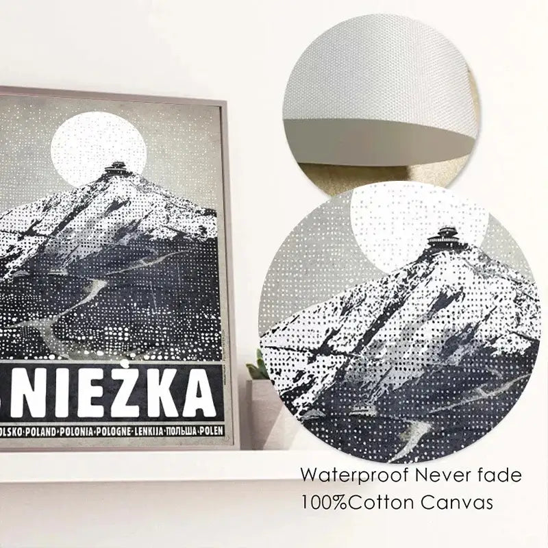 DecorBites™ Poland City Landmarks Canvas Wall Art