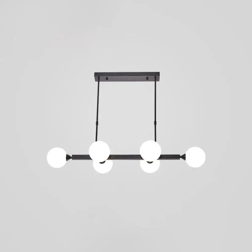 DecorBites™ Postmodern Opaline Glass Molecular Island Pendant Light for Dining Room