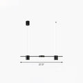 DecorBites™ Postmodern Straight Bar LED Ceiling Light for Kitchen Island – Stylish Metal Hanging Fixture