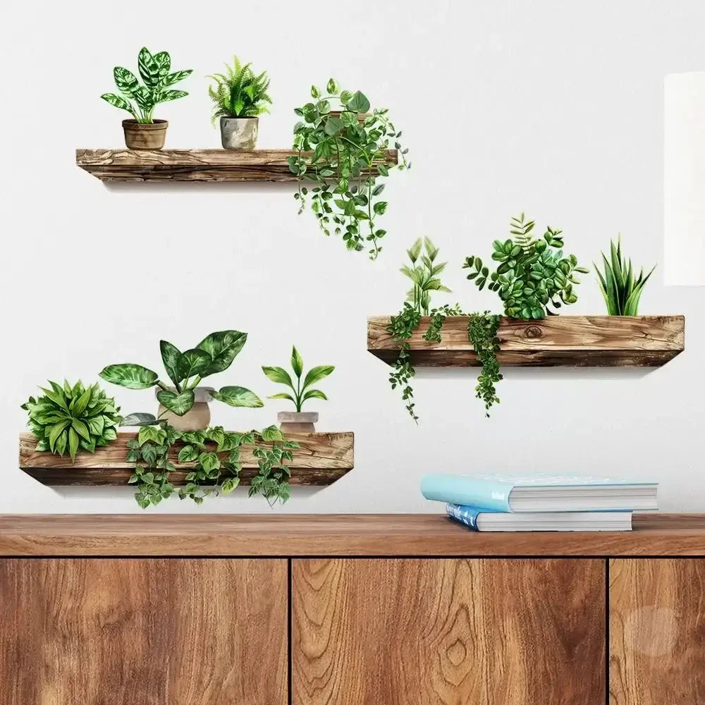 DecorBites™ Potted Plant Wall Decals - DIY Home Decoration
