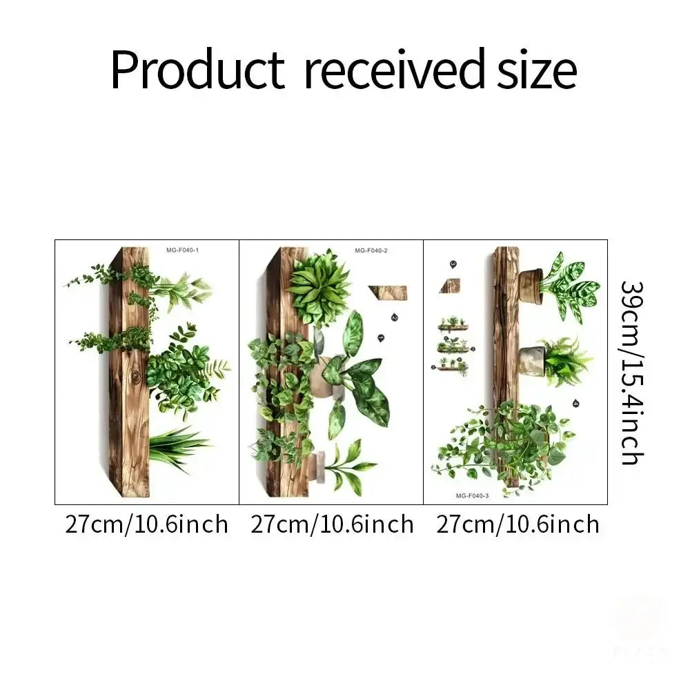 DecorBites™ Potted Plant Wall Decals - DIY Home Decoration