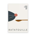 DecorBites™ Ratatouille Cartoon Art Print for Kitchen Decor
