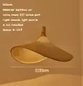 DecorBites™ Rattan Pendant Light with Dimmable Bamboo Shade