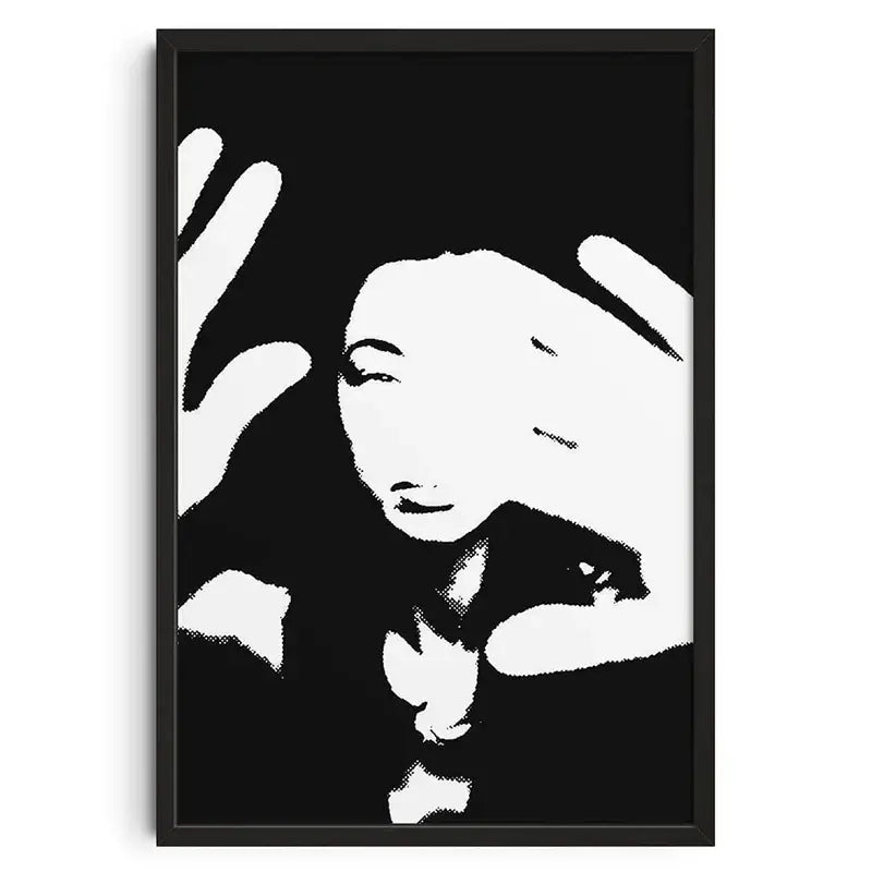 DecorBites™ Retro Abstract Canvas Print for Home Decor