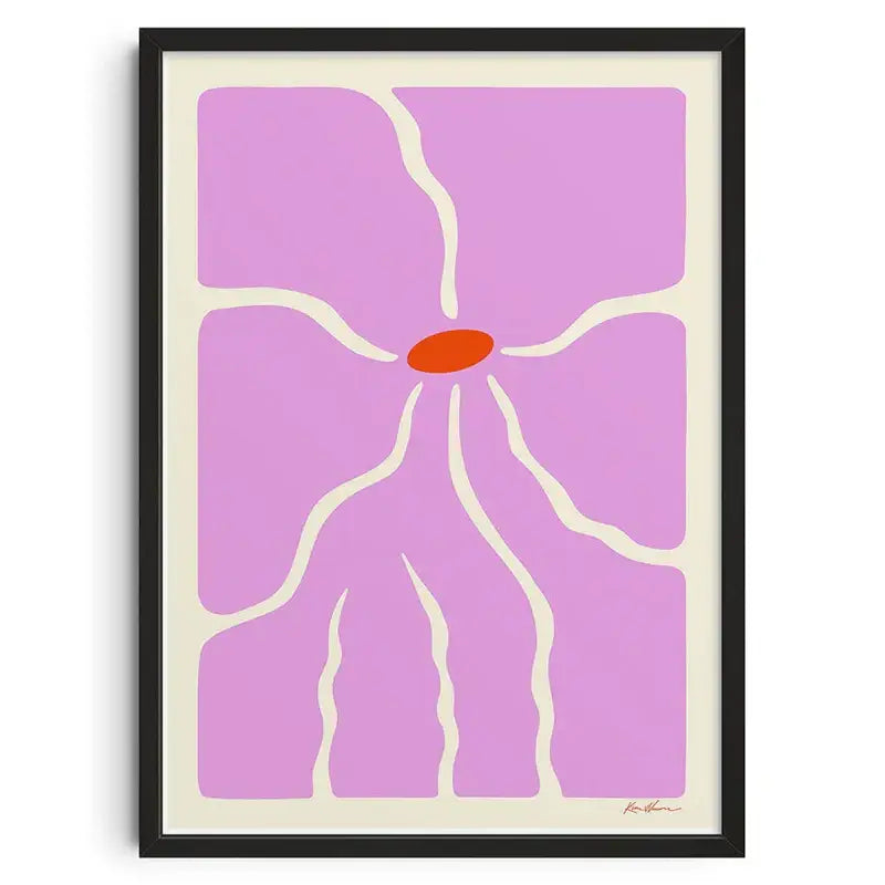 DecorBites™ Retro Abstract Canvas Print for Home Decor