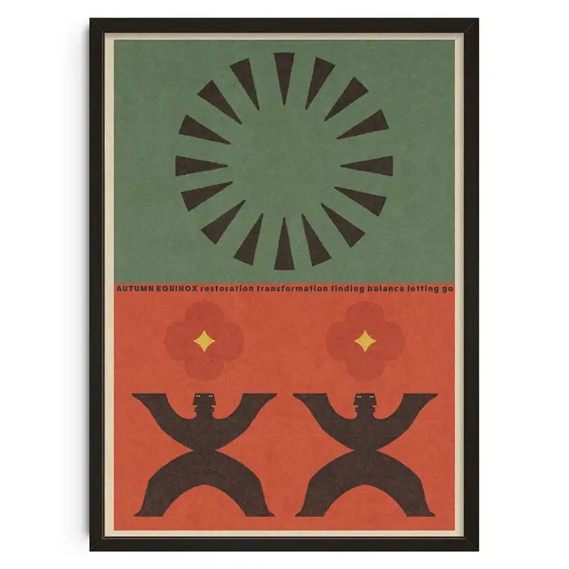 DecorBites™ Retro Abstract Canvas Print for Modern Home