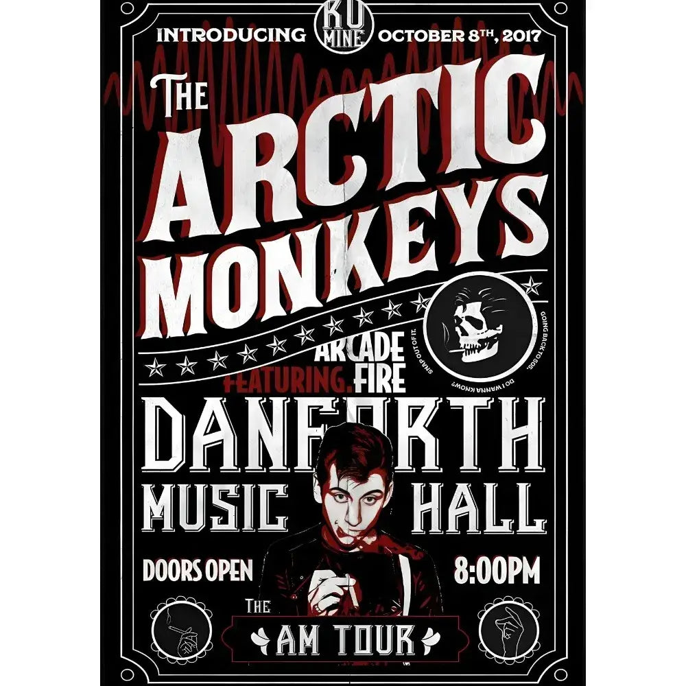 DecorBites™ Retro Arctic Monkeys Singer Poster - Waterproof Wall Art