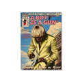 DecorBites™ Retro Canvas Print: Hip Hop Singer Album Cover