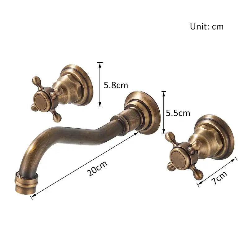 DecorBites™ Retro Color Wall Mounted Bathroom Faucet