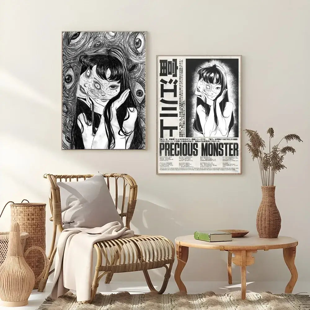 ملصق فتاة رائعة بطابع ريترو من DecorBites™ لديكور المنزل