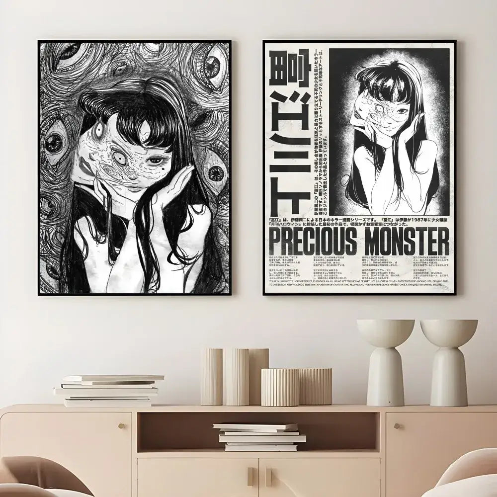 ملصق فتاة رائعة بطابع ريترو من DecorBites™ لديكور المنزل