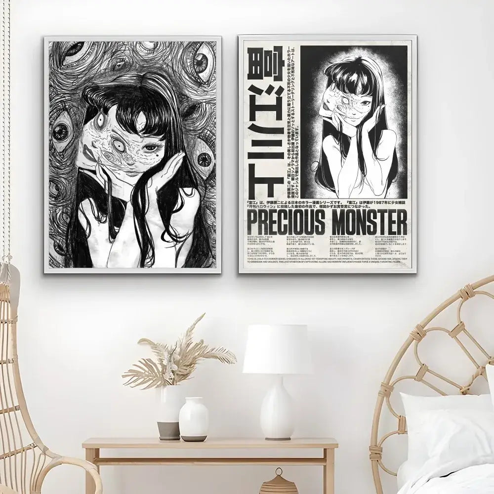 ملصق فتاة رائعة بطابع ريترو من DecorBites™ لديكور المنزل