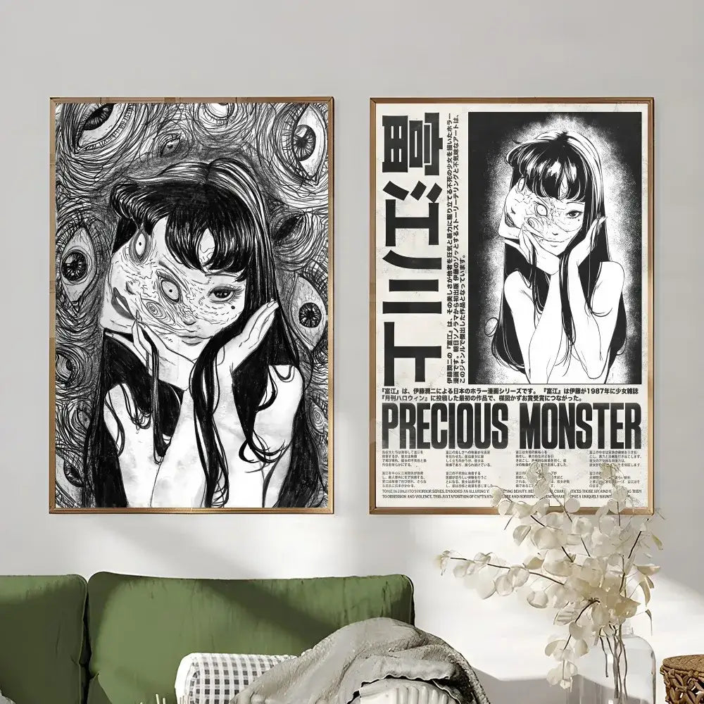 ملصق فتاة رائعة بطابع ريترو من DecorBites™ لديكور المنزل