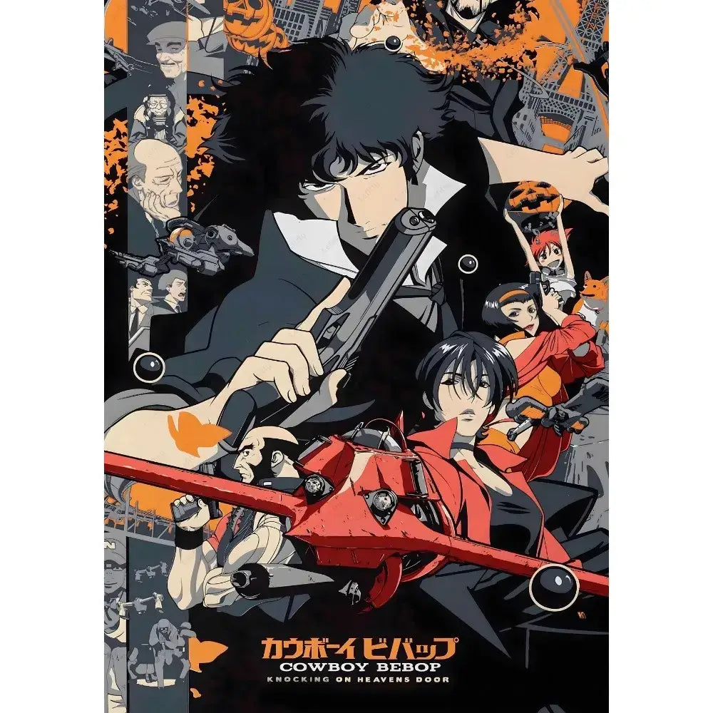 DecorBites™ Retro Cowboy Bebop Anime Poster for Home Decor
