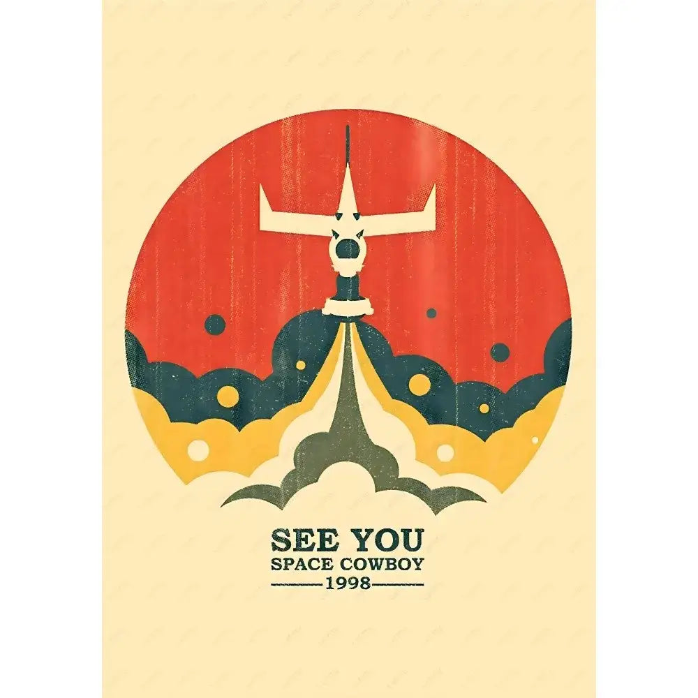 DecorBites™ Retro Cowboy Bebop Anime Poster for Home Decor