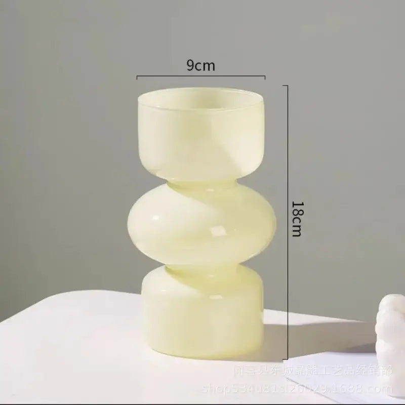 DecorBites™ Retro Glass Vase for DIY Flower Arrangements